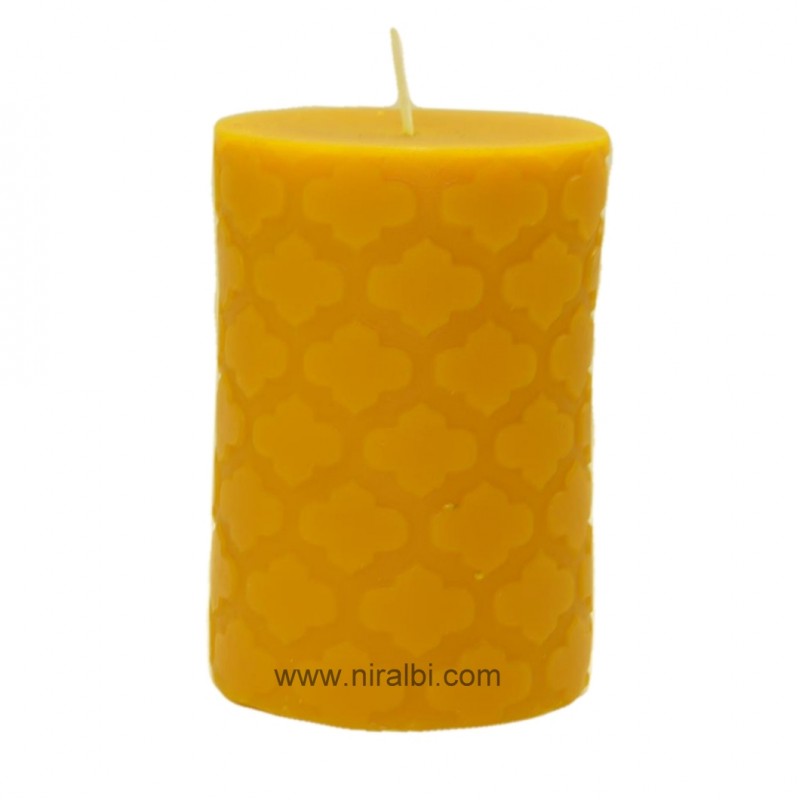medium designer pillar silicone candle mould