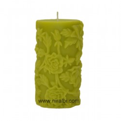 Large Rose Pillar Candle Mould
