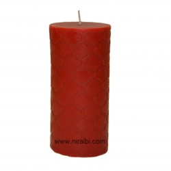 large designer pillar silicone candle mould