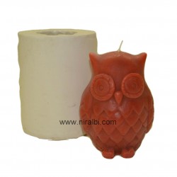 Big Owl Silicone Rubber Candle Mould