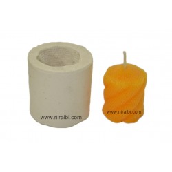 Designer Round Shape Pillar Candle Mould