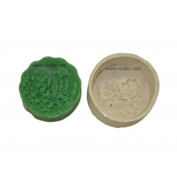 Monarch Butterfly On Flower Silicone Soap Mold