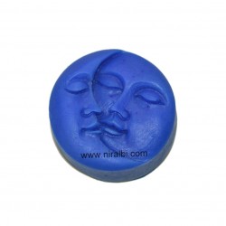Super 2D Sun Moon Faces Silicone Soap Mold