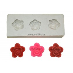 Rose Flower Tart Candle Mould