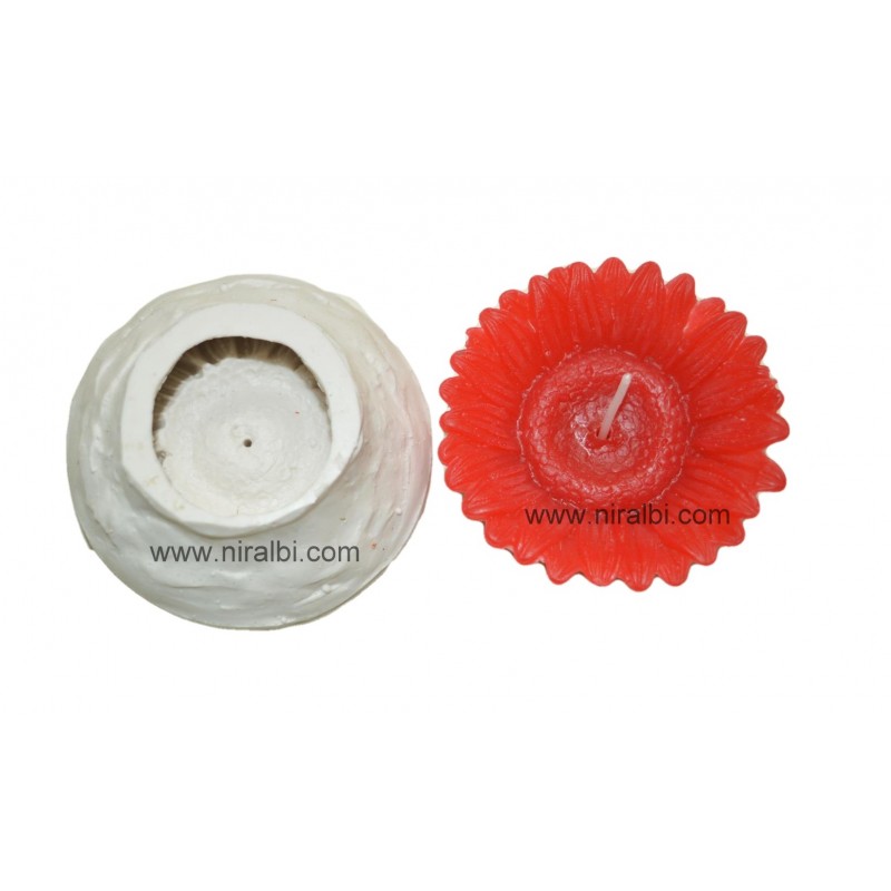 Rubber Floating Flower Candle Mould SL473 Rubber Floating Flower Candle Mould SL473