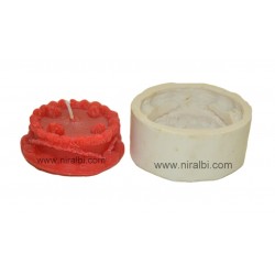Rubber Birthday Cake Candle Mould