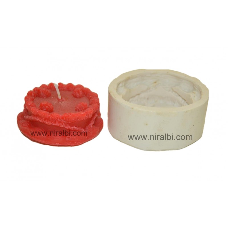 Rubber Birthday Cake Candle Mould Rubber Birthday Cake Candle Mould