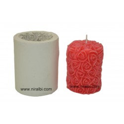 Silicone Rose Flower Candle Mould