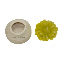 Niral Flower Rubber Candle Mould