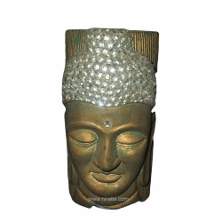 Buddha Face Designer Pillar Candle Mould
