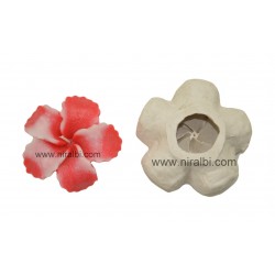 Hibiscus flower floating candle mould