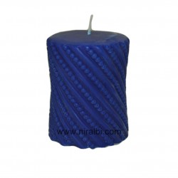 Line With Dotted Pillar Candle Mould
